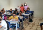 Secretaria de Educação Nara Macêdo, visita escolas municipais e acompanha atividades da Educação Integral.