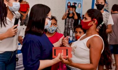 Na manhã desta quinta-feira (18), a Prefeita Belezinha participou do lançamento do Programa Saúde na Escola (PSE)
