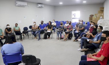 Encontro com gestores escolares para orientar e esclarecer dúvidas referentes a aplicação dos recursos e processo para prestação de contas dos mesmos.