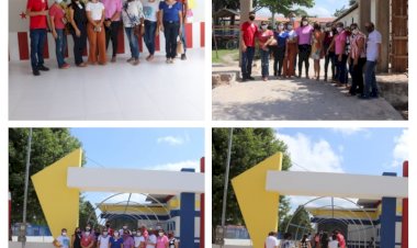 Transparência: Com o apoio da Prefeitura de Chapadinha, Conselho Municipal do FUNDEB visita obras em escolas públicas municipais.